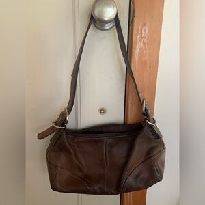 Brown Leather Fossil Shoulder Bag